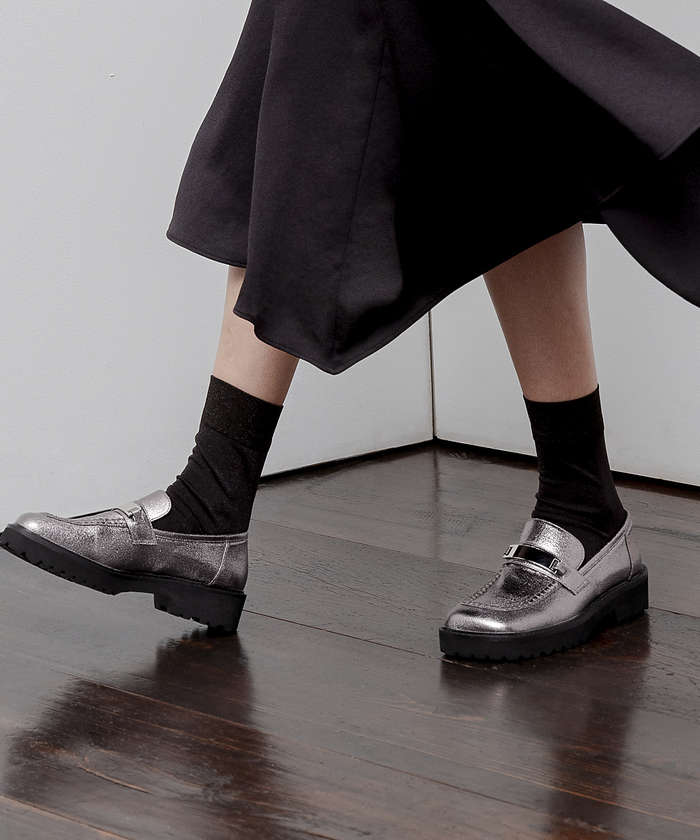 浦浜アリサ×Au BANNISTERコラボ オブリークトゥローファー(506920619