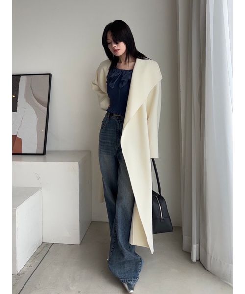 ラッフルオフショルニット【WEB限定カラーあり】(506923155