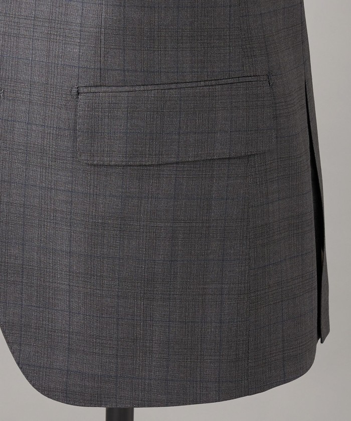 LoroPiana/ロロピアーナ】365 通年スーツ(グレーー×格子)(506923522