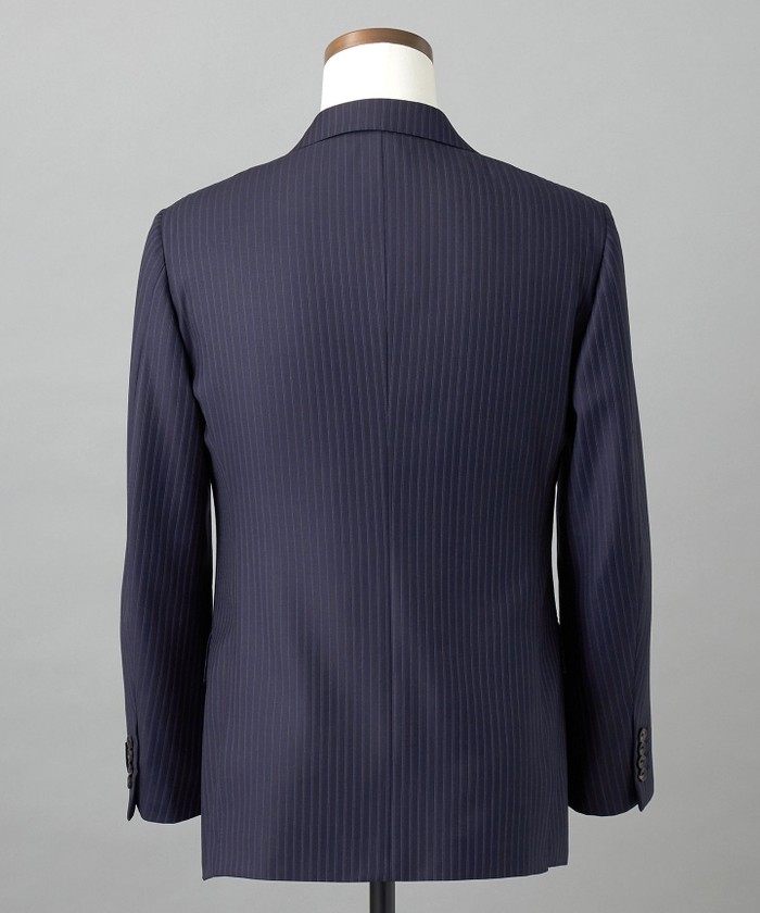 LoroPiana/ロロピアーナ】365 通年スーツ(ネイビー×ストライプ