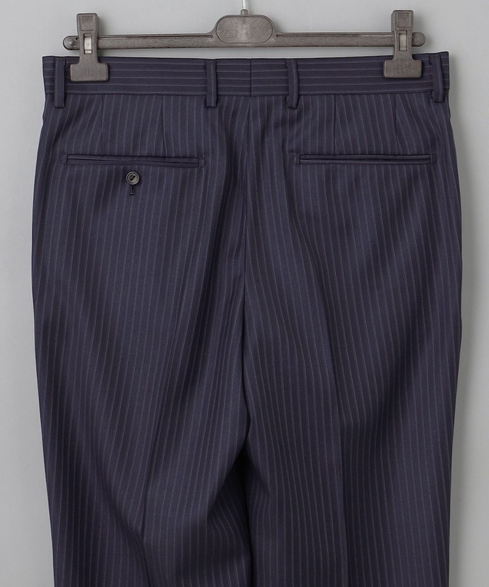 LoroPiana/ロロピアーナ】365 通年スーツ(ネイビー×ストライプ