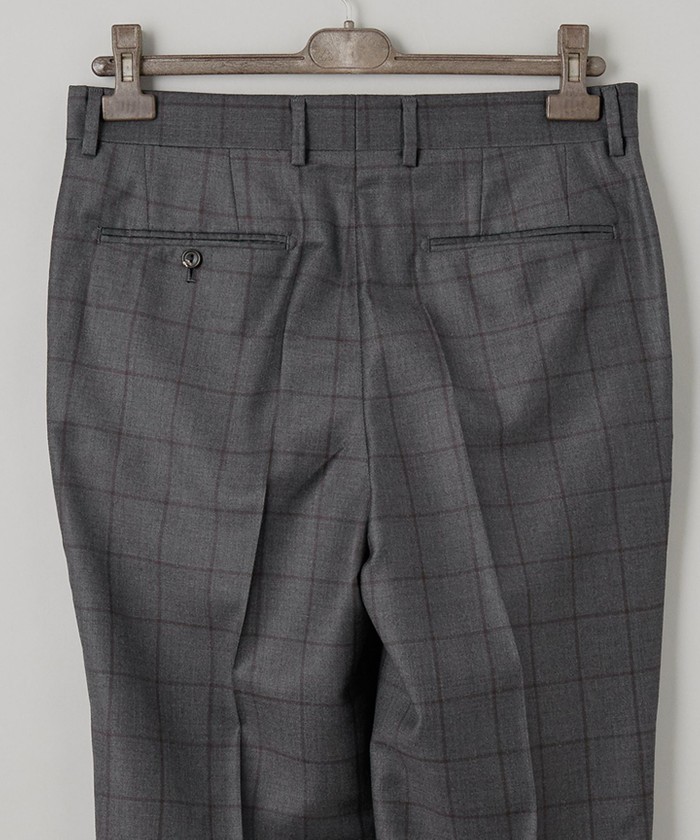 ZEGNA/ゼニア】TROFEO/トロフェオ スーツ（グレー×格子）(506923530