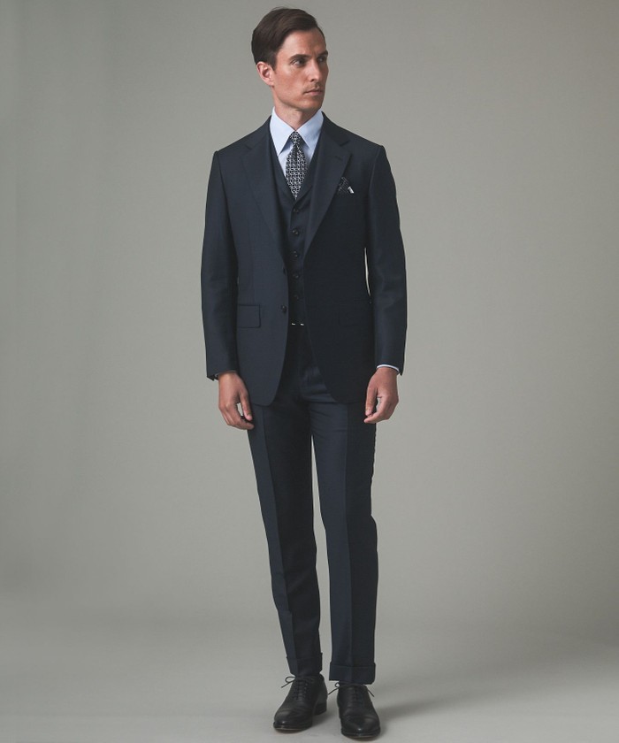 ZEGNA/ゼニア】TROFEO/トロフェオ 3ピーススーツ(ダーク ZEGNA/ゼニア】TROFEO/トロフェオ 3ピーススーツ(ダーク