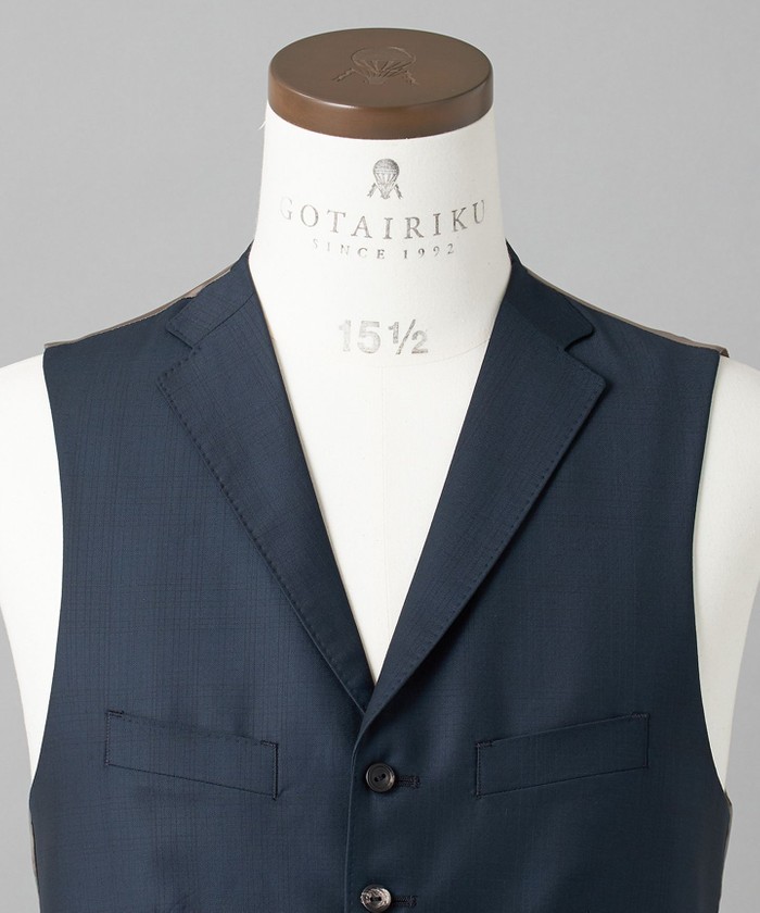 ZEGNA/ゼニア】TROFEO/トロフェオ 3ピーススーツ(ダーク ZEGNA/ゼニア】TROFEO/トロフェオ 3ピーススーツ(ダーク
