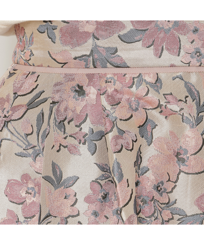 ローズティアラ RoseTiara ジャガードフレアスカート(506935611)｜阪急