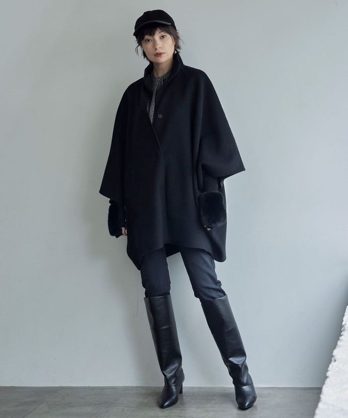 WoolRever ポンチョコート(506937469)｜阪急百貨店公式通販サイト