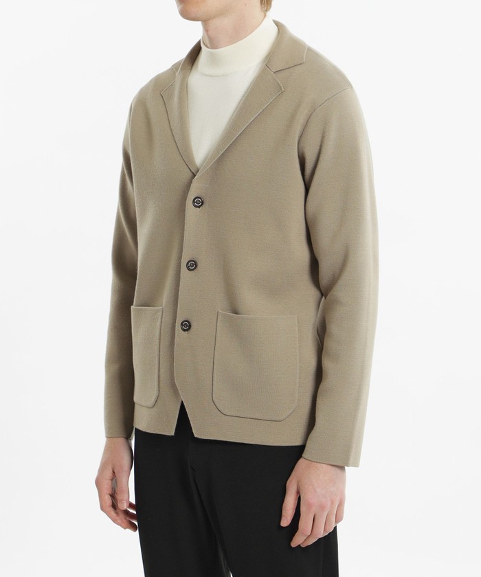 14Gミラノリブ ニットジャケット(506783399)｜HANKYU MEN'S / 阪急メンズ