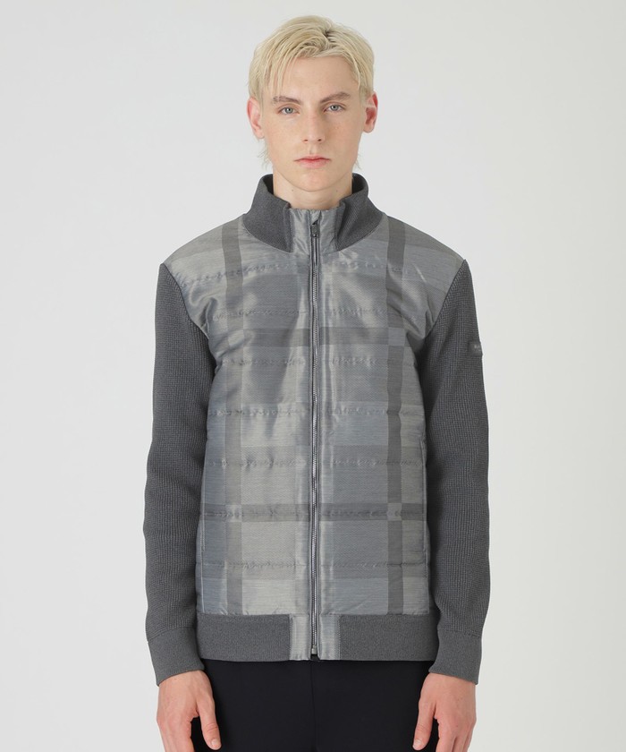 ファブリックコンビニットブルゾン(506873930)|HANKYU MEN'S ファブリックコンビニットブルゾン(506873930)|HANKYU MEN'S