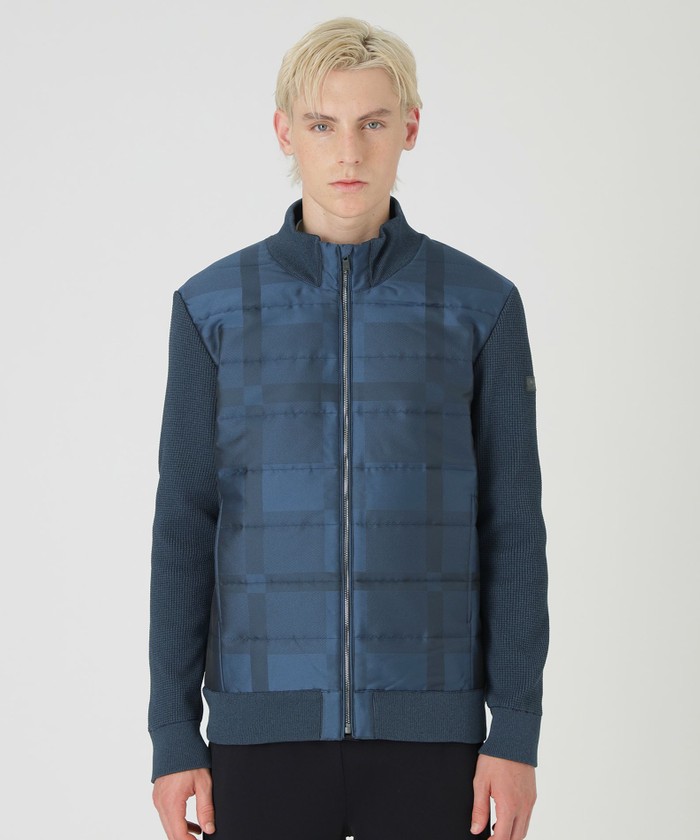 ファブリックコンビニットブルゾン(506873930)|HANKYU MEN'S ファブリックコンビニットブルゾン(506873930)|HANKYU MEN'S