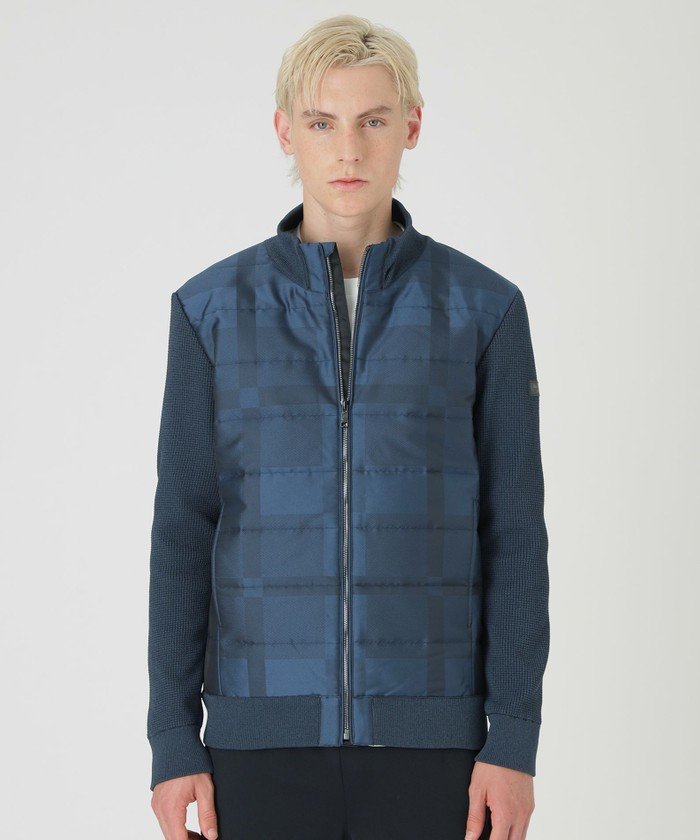 ファブリックコンビニットブルゾン(506873930)｜HANKYU MEN