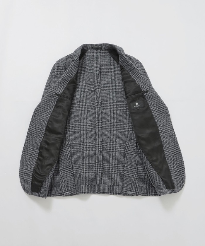 みっちゃんブラックレーベルクレストブリッジ グレンチェックウールジャケット 一部店舗限定】ブリティッシュウールグレンチェックジャケット