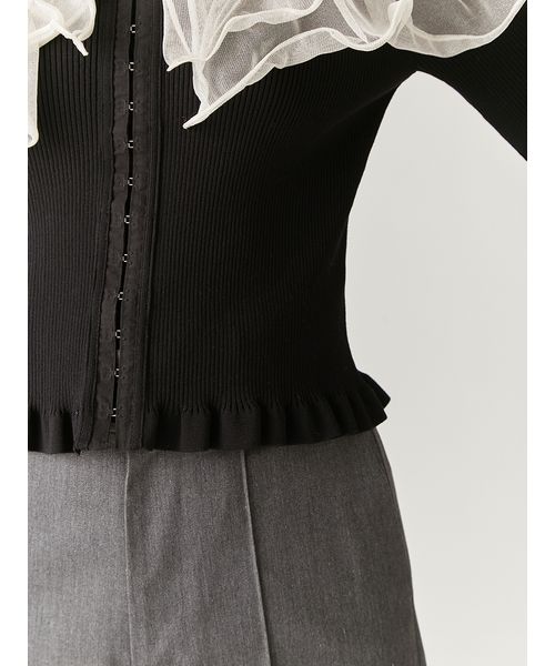 専用ラッフルオフショルニット ラッフルオフショルニット【WEB限定カラーあり】(506923155