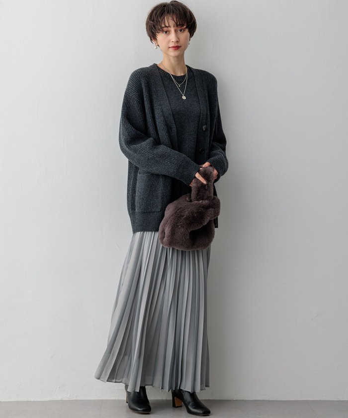 23区　新品　洗える❗️定価26,400円　カシミヤブレンドニットカーディガン 洗える】カシミヤブレンド ニット カーディガン(506952563)｜阪急