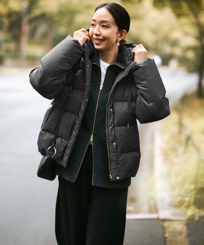 洗える】カシミヤブレンド ジップアップ ニットブルゾン(506952570