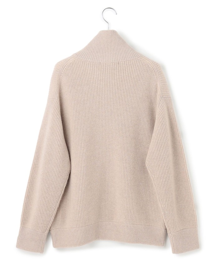 洗える】カシミヤブレンド ジップアップ ニットブルゾン(506952570