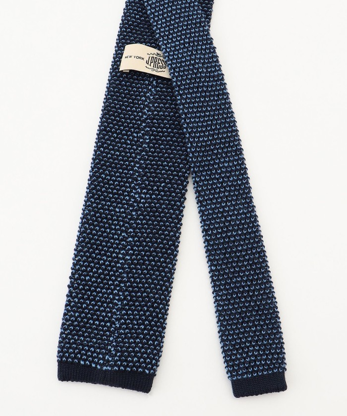 JPRESS ニット 美品 ネクタイ ワンタッチ ジェイプレス J.プレス J.PRESS KNIT TIE COLLECTION】無地 ニットネクタイ(506966959