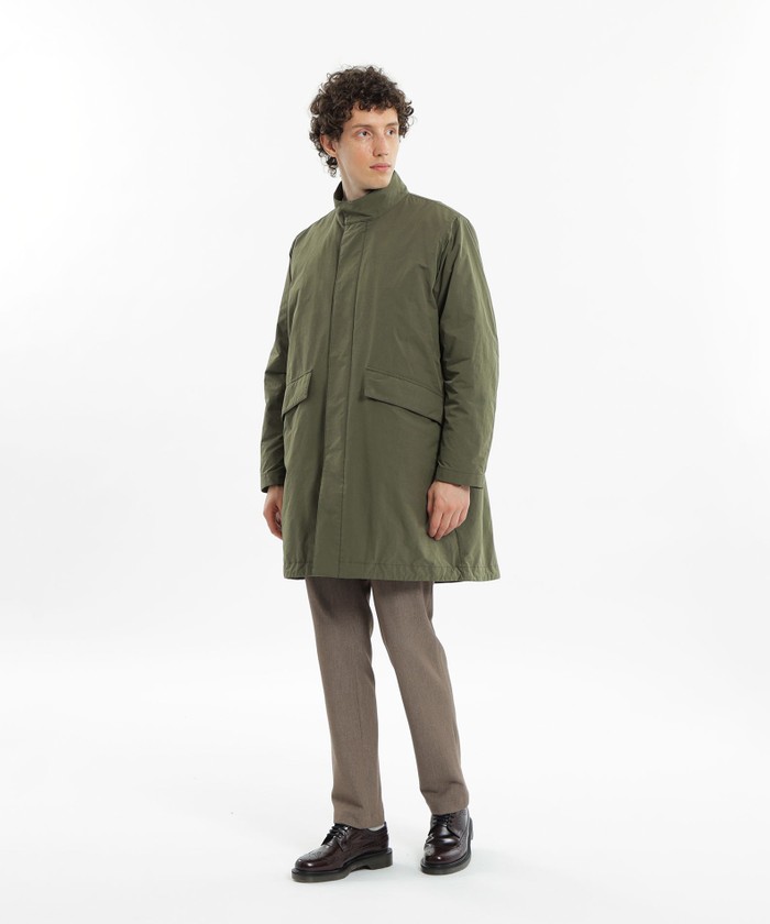 マイクロファイバータフタ 3WAY スタンドカラーモッズ with TAION