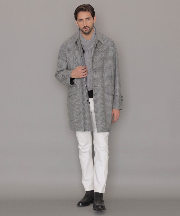 MACKINTOSH】【HUMBIE/ハンビー】ウール千鳥ショートステン