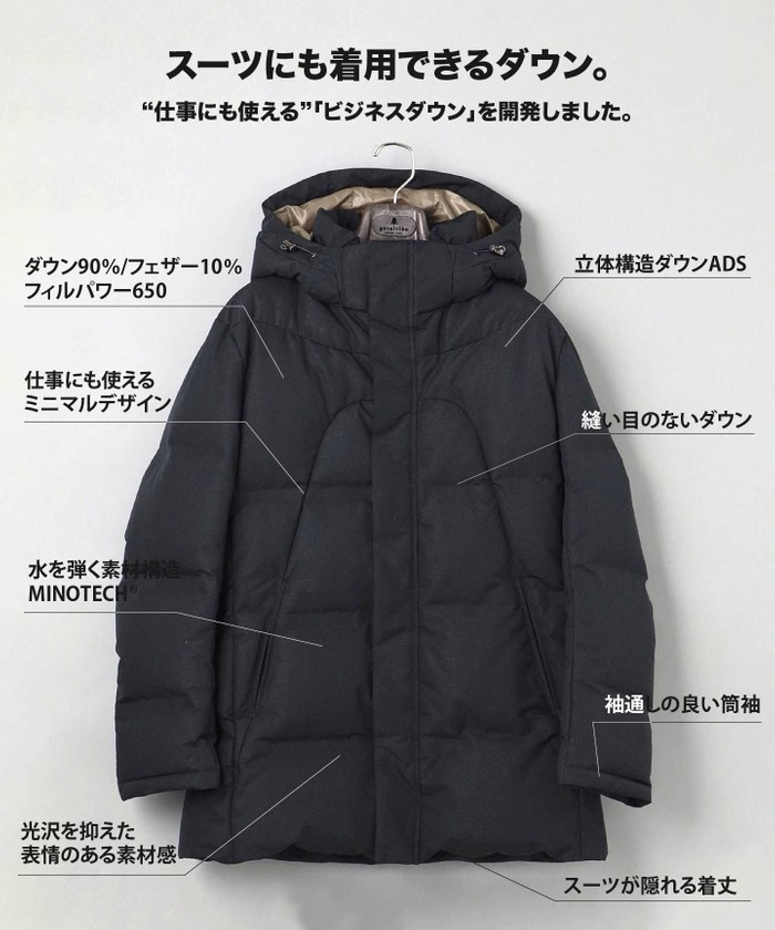 Meenooc　Ｃダウン Oversized down jacket in technical fabric | Moschino