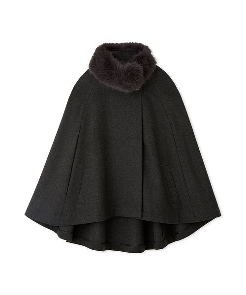 HANGRY&ANGRY Majoh MrCorset 据え付け 猫耳ケープコートポンチョ 