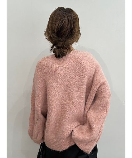 Miske ミシュケ ニット Miške ハンドニットケーブルプルオーバー