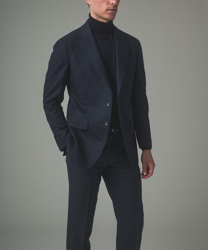 ≪通常販売≫【Men's】wool herringbone jacket 