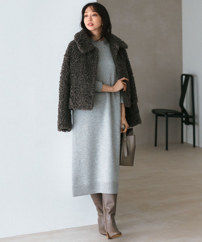 ECOPEL カーリーファー ブルゾン(506989130)｜阪急百貨店公式通販