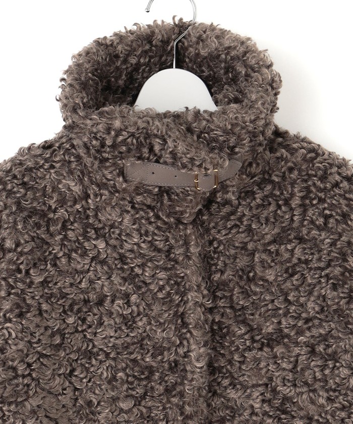 23区　ECOPEL カーリーファー ブルゾン　ベージュ　38 23区（大きいサイズ） ECOPEL カーリーファー ブルゾン （ベージュ系