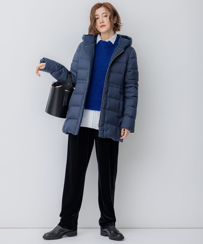 VERY掲載/新色追加】シレータフタ ミドル丈 ダウンコート(505747301