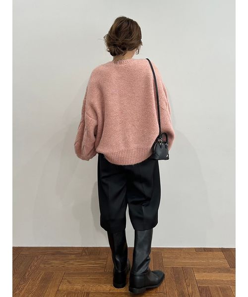 Miske ミシュケ ニット Miške ハンドニットケーブルプルオーバー