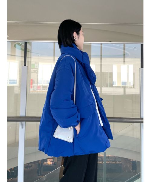 WEB限定カラー】ステンカラーフレンチダウンAラインコート