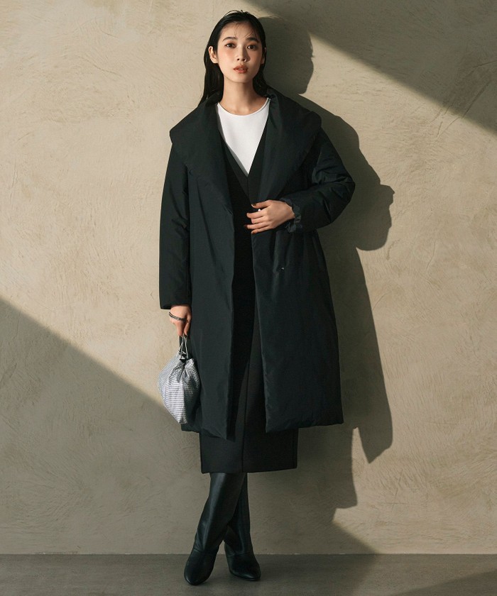 ADSダウン ショールカラーコート(507020414)｜阪急百貨店公式通販