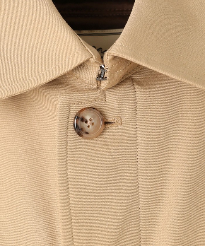 希少 18SS マルニ 上質 テクニカルギャバジン ステンカラーコート比翼 希少 18SS マルニ 上質 テクニカルギャバジン ステンカラーコート比翼