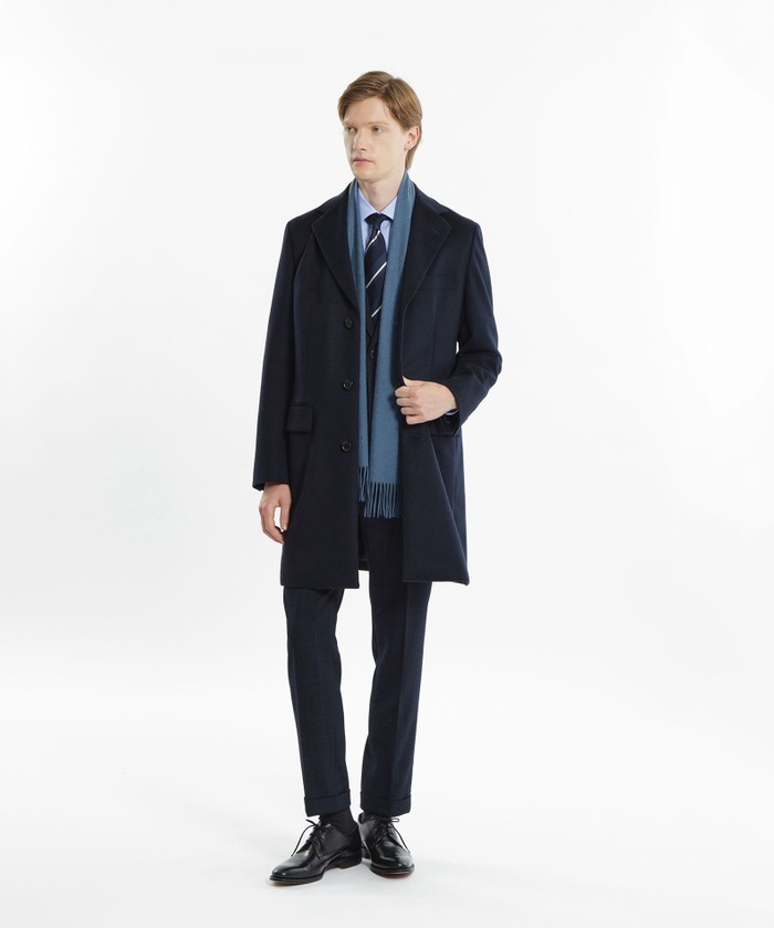 ウォッシャブルカシミヤ ソリッドマフラー(506660910)｜HANKYU MEN'S