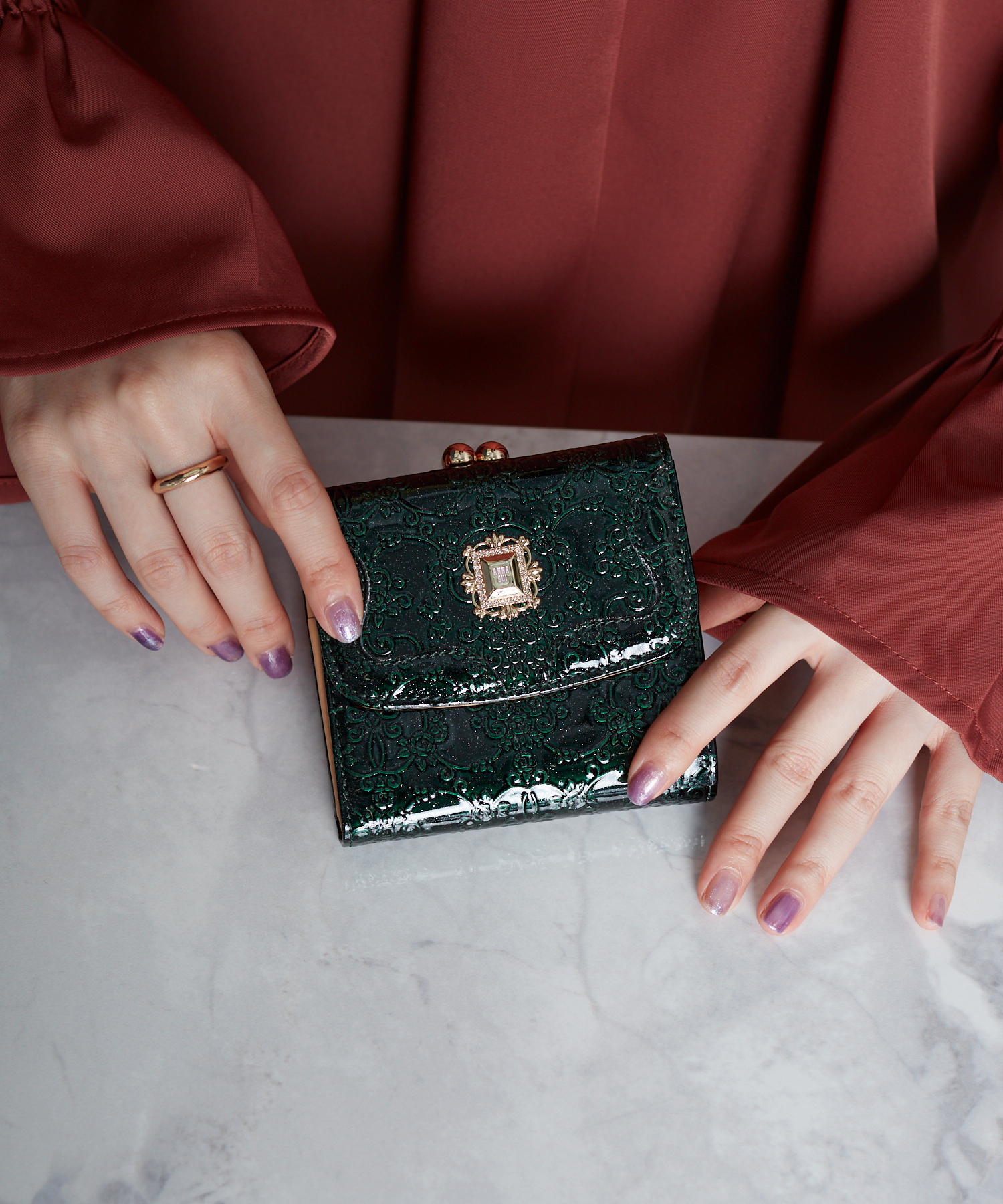 ルーミー 口金二つ折り財布(507038921)｜阪急百貨店公式通販サイト