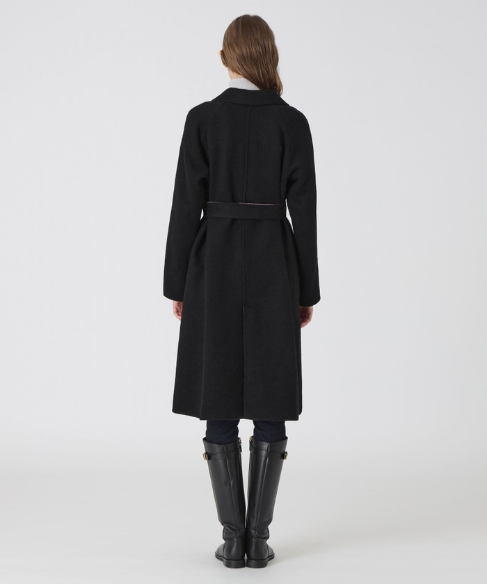 美品✨ クレストブリッジチェックダブルフェイスロングコート　36 リバーシブル 1100955B0486109002?$VS_1500$