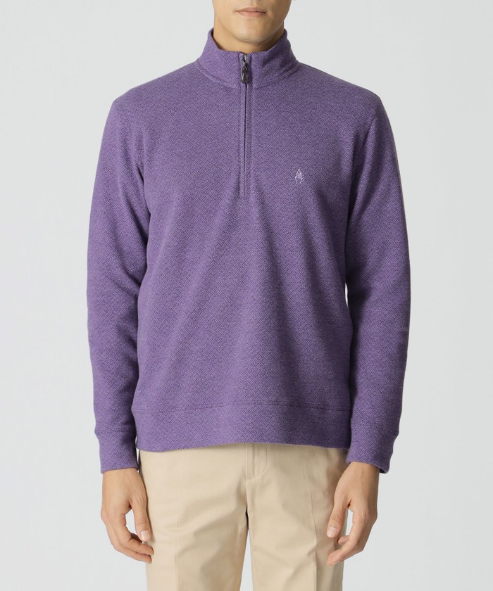 パケ柄 ダブルフェイスハーフジップ(506896082)｜HANKYU MEN'S / 阪急