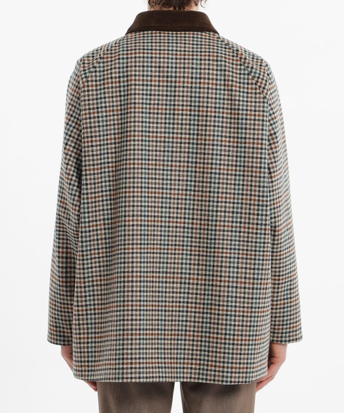 WEB&一部店舗限定】MOON チェック ショートラグランアウター(506456504