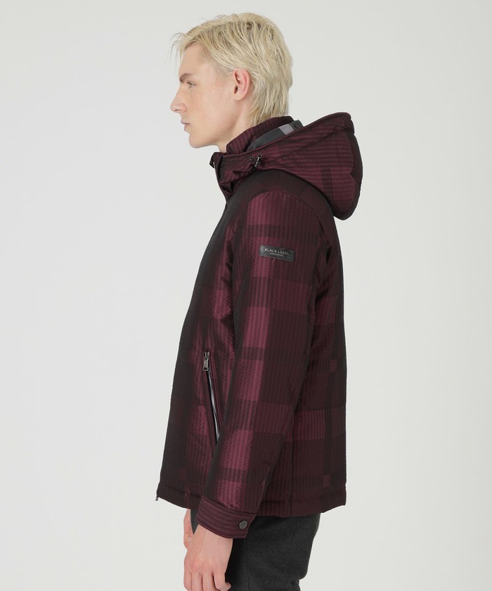 ブラックレーベルクレストブリッジ シャドウチェックダウン ブラックレーベル クレストブリッジ/BLACK LABEL CRESTBRIDGE