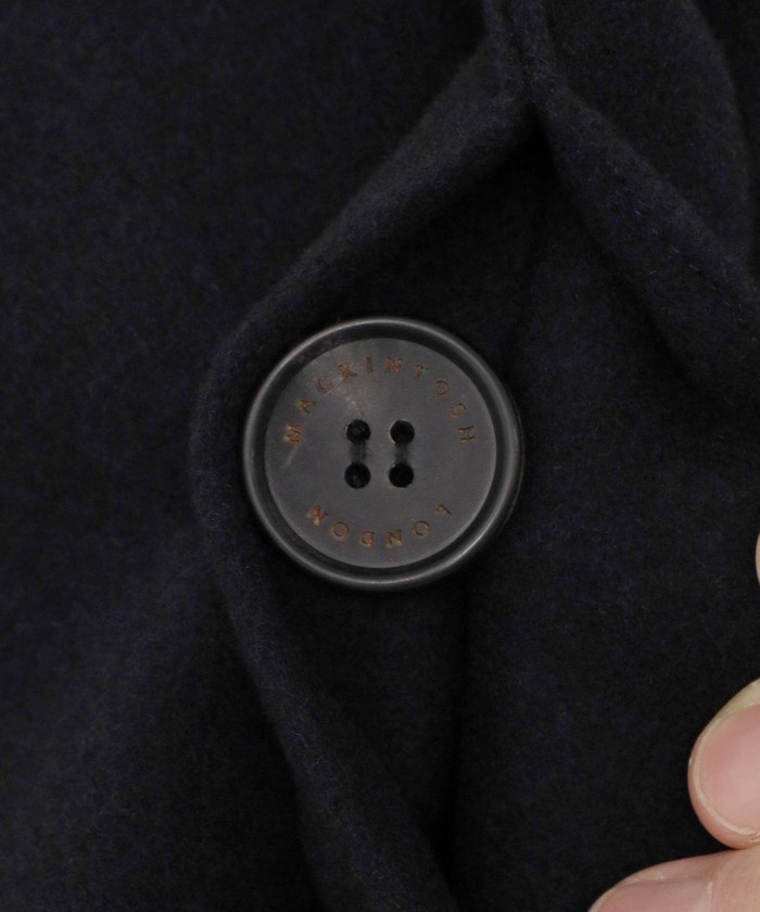 WEB・一部店舗限定】【DUNFORD】ウールメルトンステンカラーコート