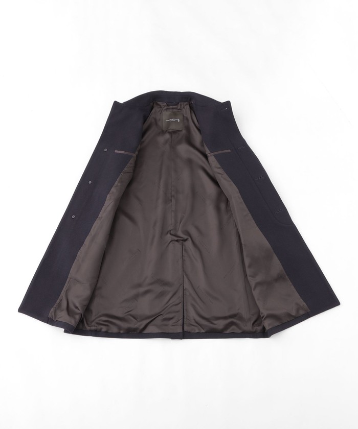WEB・一部店舗限定】【DUNFORD】ウールメルトンステンカラーコート