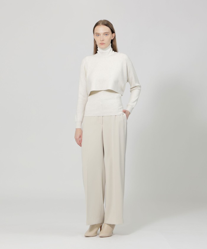 レイヤードリブタートルニット(507011486)｜阪急百貨店公式通販サイト