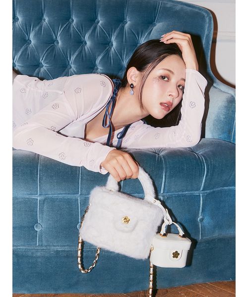 LILY BROWN×MARY QUANT】デイジー柄シアーチュールトップス(507512511