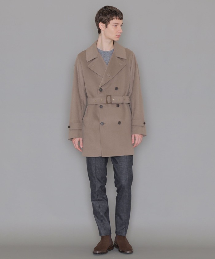 新品同様✨　マッキントッシュ　トレンチコート　40 ウール　メンズ　ネイビー ウールカシミヤビーバートレンチコート(コート)｜MACKINTOSH LONDON