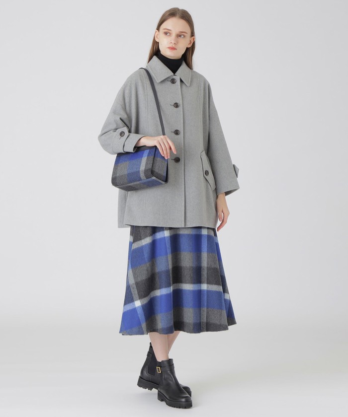 ☆最終お値下げ☆クレストブリッジチェックミニショルダー クレストブリッジチェックPVCミニショルダー（バッグ）｜BLUE