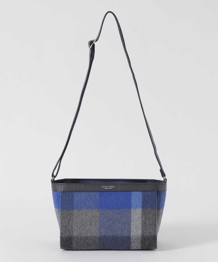 ブルーレーベルクレストブリッジ クレストブリッジチェック シャギーチェックコート ブルーレーベルクレストブリッジ BLUE LABEL CRESTBRIDGE