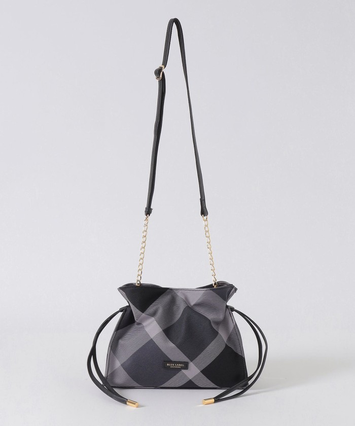 クレストブリッジチェックギャザーミニバッグ(507199446)｜阪急百貨店