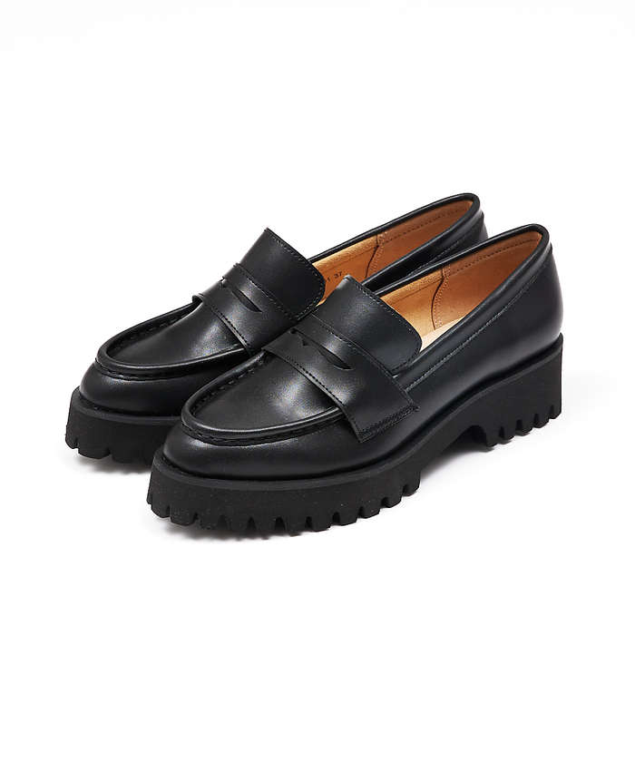 ブラック ローファー 厚底 販売店舗限定】軽量 厚底ローファー(507521216)｜阪急百貨店公式通販