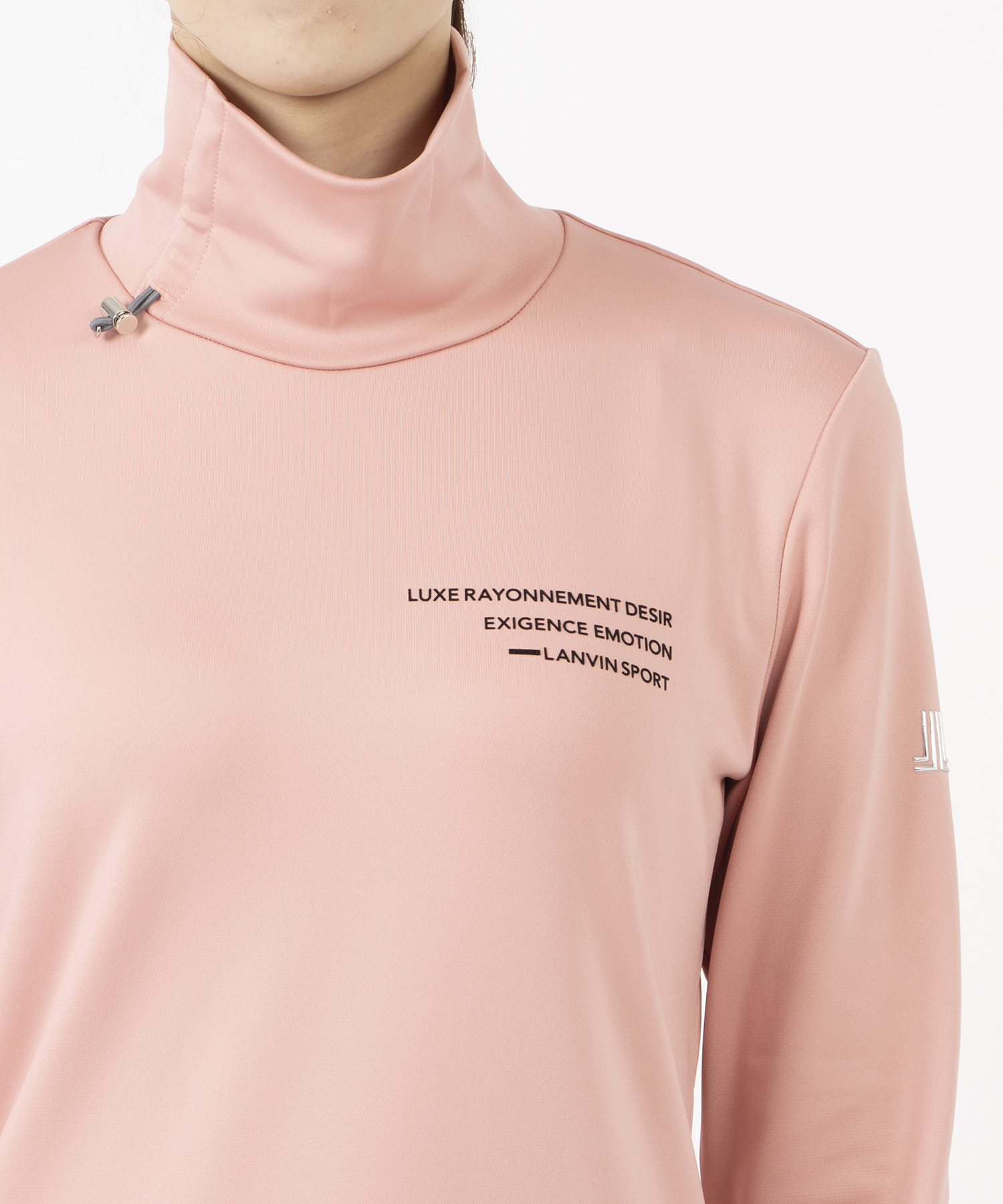 ランバン スポール LANVIN SPORT デザインハイネック長袖シャツ【蓄熱