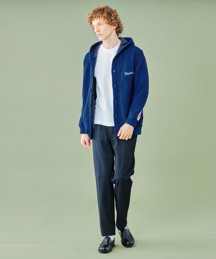 WEB限定】ケーブルニットフードカーディガン(506873941)｜HANKYU MEN'S